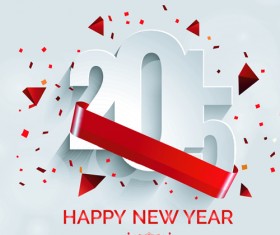 Original design 2015 new year discount flyer cover vector 04