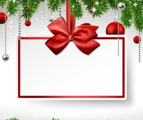 Ornate baubles christmas card set 04