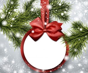 Ornate baubles christmas card set 05