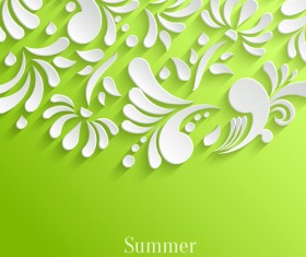 Paper spindrift abstract background vector 02