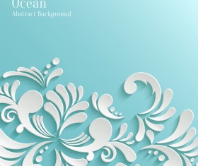 Paper spindrift abstract background vector 04