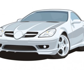Realistic car creative design vector template 02