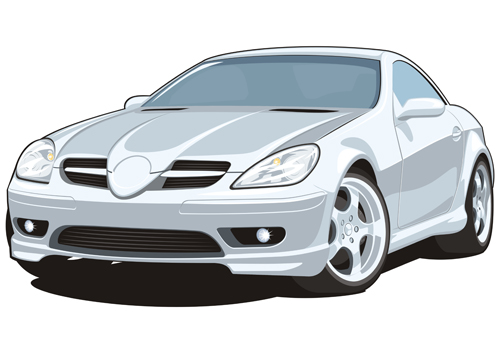 Realistic car creative design vector template 02