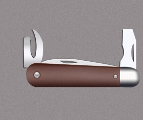 Realistic knife psd material