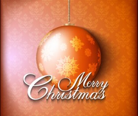 Set of christmas ball creative vector design 08