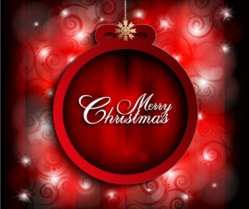 Set of christmas ball creative vector design 09