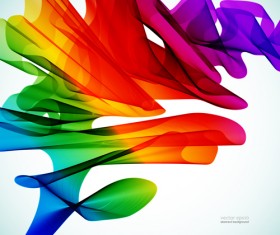 Silk dynamic colorful background art vector 01