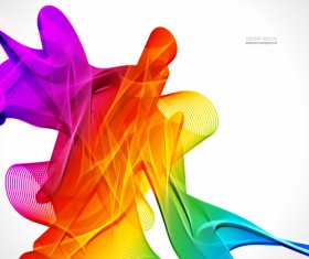 Silk dynamic colorful background art vector 04