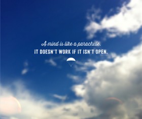 Sky with cloud blue background vector 05