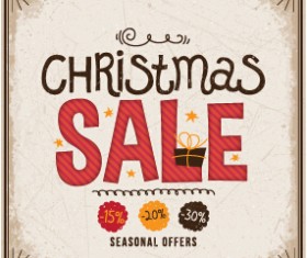 Vintage background 2015 christmas and new year vector set 07