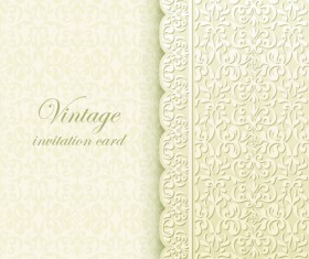 Vintage background ornate floral vector 02