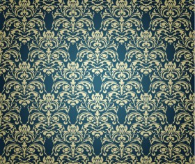 Vintage style patterns ornate floral vector 01