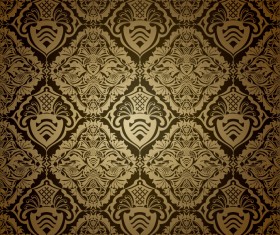 Vintage style patterns ornate floral vector 03