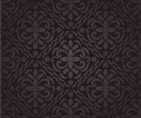 Vintage style patterns ornate floral vector 04