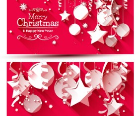 banner 2015 christmas with new year holiday vector 06