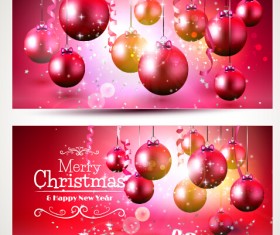 banner 2015 christmas with new year holiday vector 07