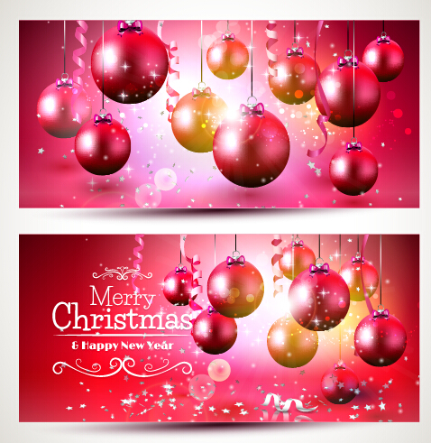 banner 2015 christmas with new year holiday vector 07