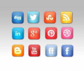 Social Media icon material