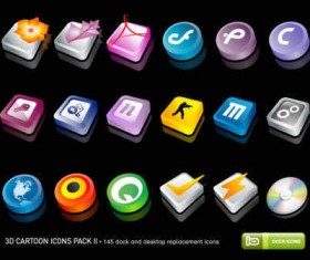 3D Cartoon icons Pack 2