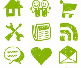 HAND DRAWN WEB ICONS