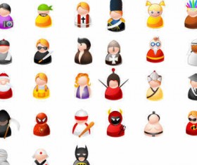 Cartoon People Vector icons
