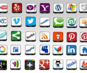 3D Social Media icons Pack