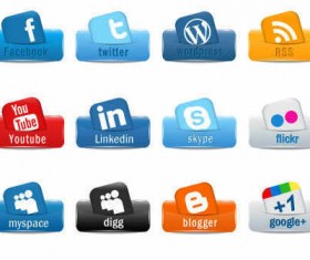 Social Media icons set