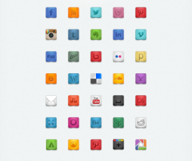 Beautiful Creative Social Media icons
