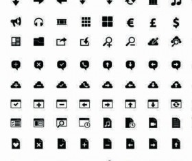 Vector icons for iPhone