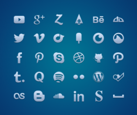 Multi-Format Social Media Glyph material