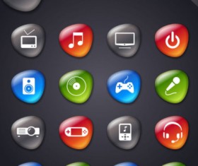 SMOOTH SOFT STONE ICON 05 – VECTOR