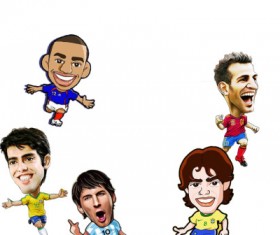 Player characters cartoon