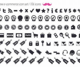 New e-commerce icon set