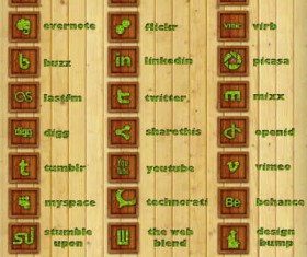 Nature Social Media icons