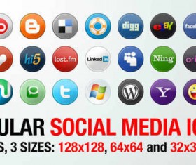 Social Media icons