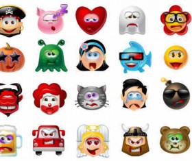 Multiple Smileys icons