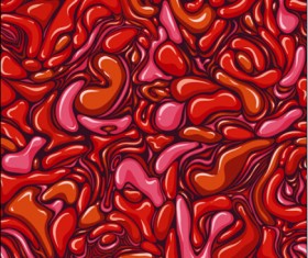 Abstract shapes paint oil seamless pattern vector 02