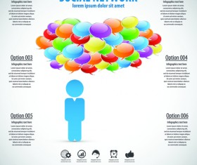 Business template social network vector design vector 04