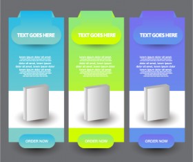 Business website banners design vector 04