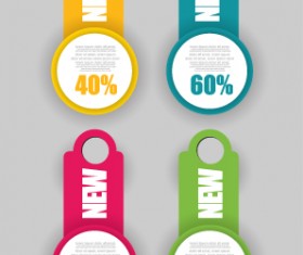 Business website banners design vector 05