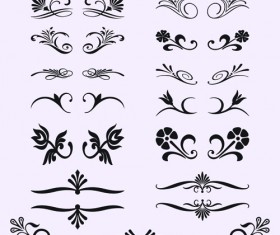 Calligraphic with border ornament 01 vector