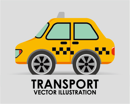 Collection of transportation vehicle vector material 06