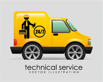 Collection of transportation vehicle vector material 11