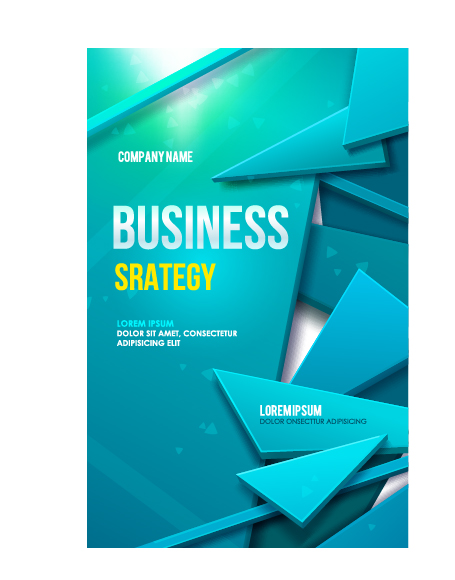 Creative business cover templates vector set 11