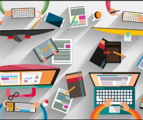 Creative timework infographic set 08 vector