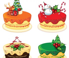 Delicious birthday cake creative vector 01