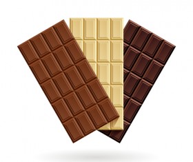 Delicious chocolate bar vector design 05 free download