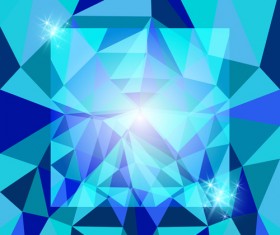 Diamond geometric shapes background vector 01