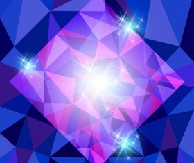 Diamond geometric shapes background vector 02