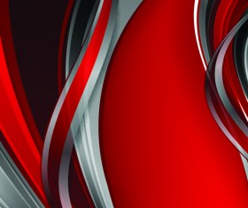 Dynamic lines colored wavy background art vector 01